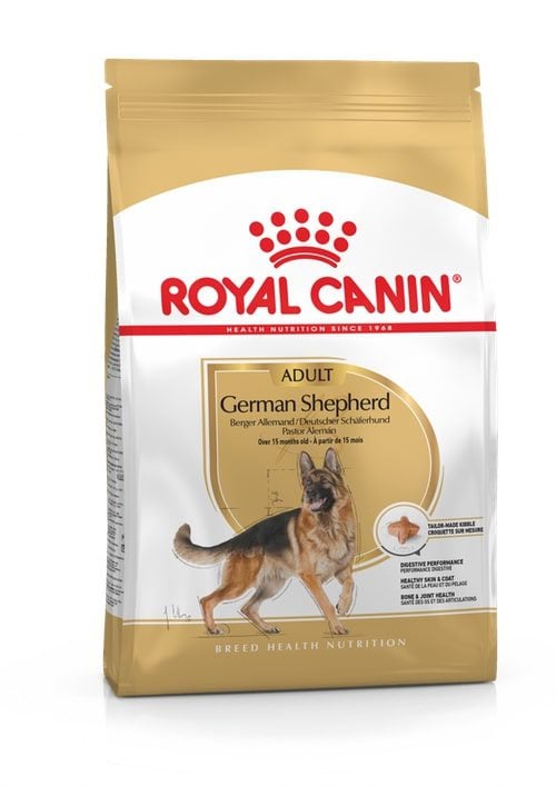 1645695609_royal-canin-bhn-german-shepherd-adult-sausa-sunu-bariba-3kg Royal Canin German Shepherd Adult kuivtoit täiskasvanud saksa lambakoertele, 3 kg - Pilt 1