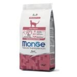 Monge Sterilised Monoprotein Veiseliha kuivtoit steriliseeritud kassidele veiselihaga, 1,5 kg