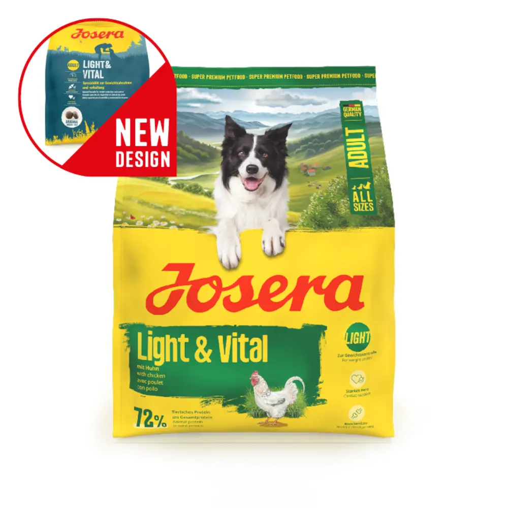 4032254786078 Josera Light Vital kuivtoit täiskasvanud koertele kaalu langetamiseks ja reguleerimiseks, 900 g - Pilt 1